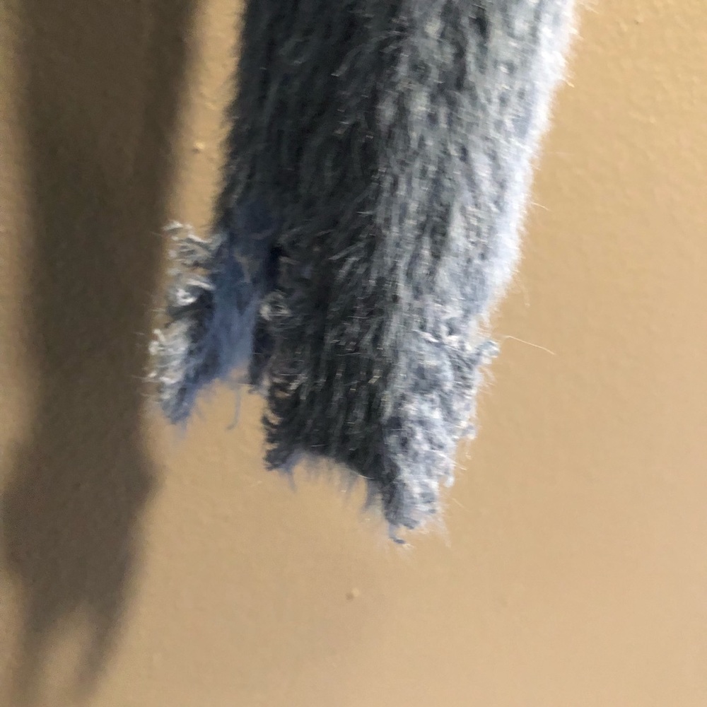 Oversized Color Block Plush Sweater, Large - image 5